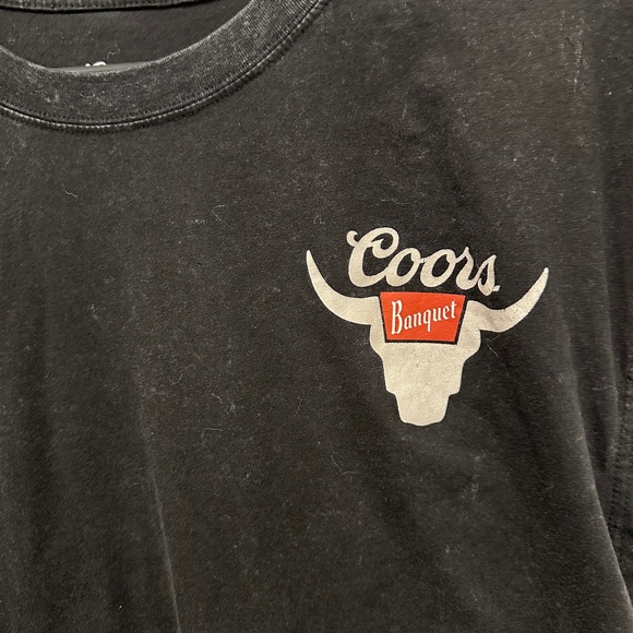 Coors Banquet Black Sleeveless Muscle Tank - Picture 2 of 5